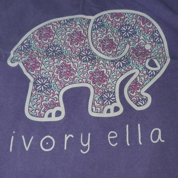 Ivory Ella Purple Elephant Tanktop Small - Picture 5 of 5